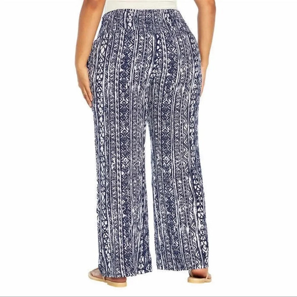 Three Dots Ladies' Printed Pant XL Lightweight Airy - Picture 5 of 10